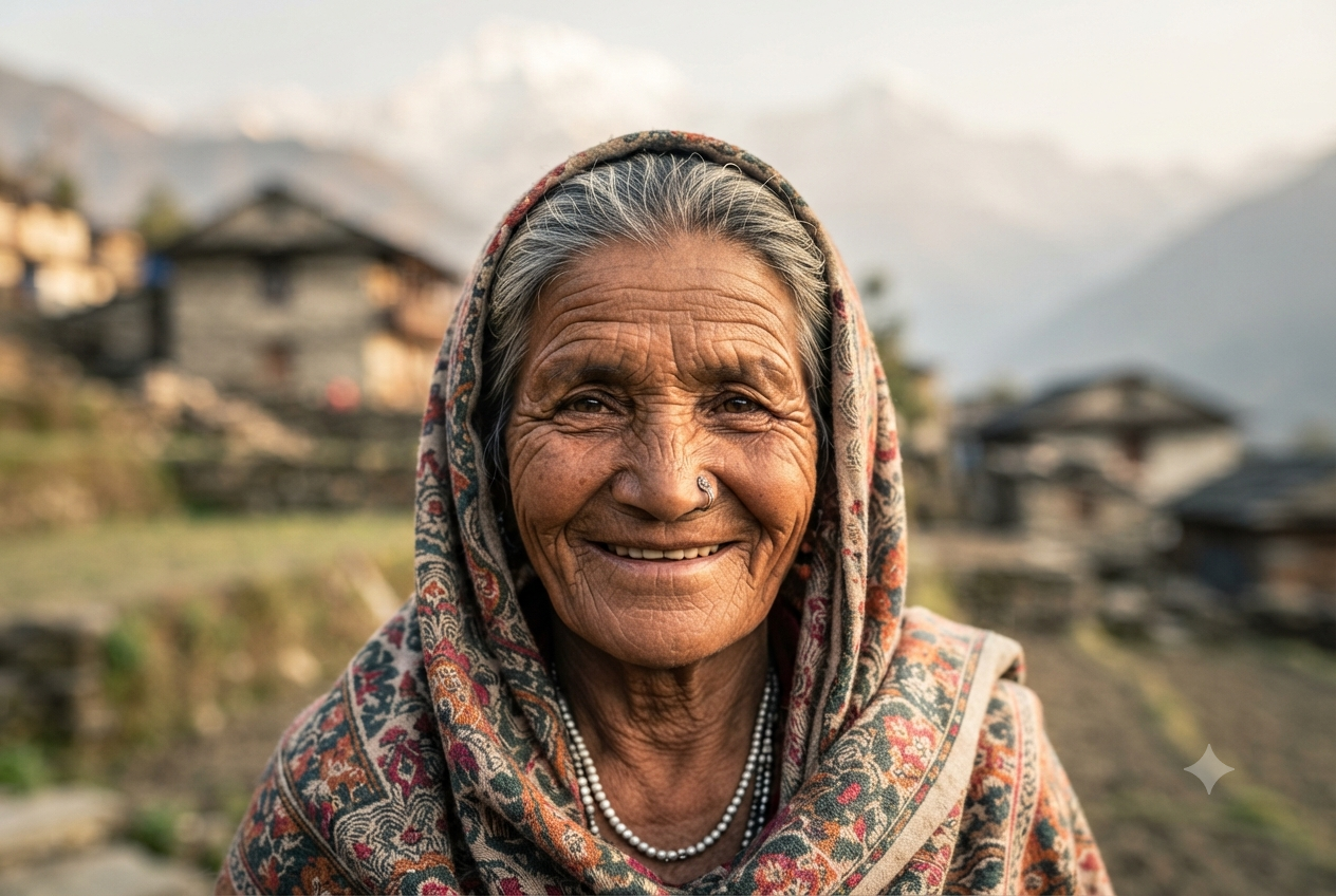 Pahadi People Portrait